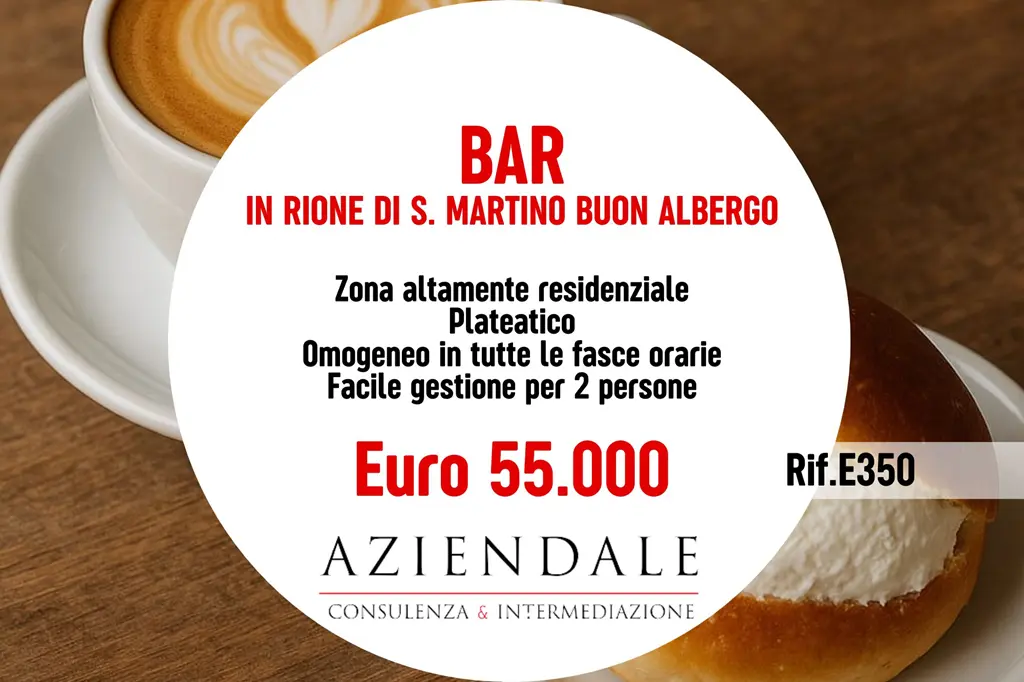 Bar storico in rione di S. Martino Buon Albergo