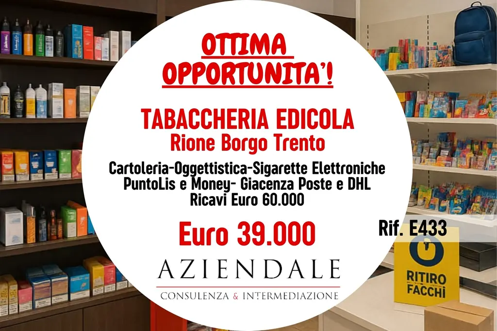 Tabaccheria edicola – Borgo Trento