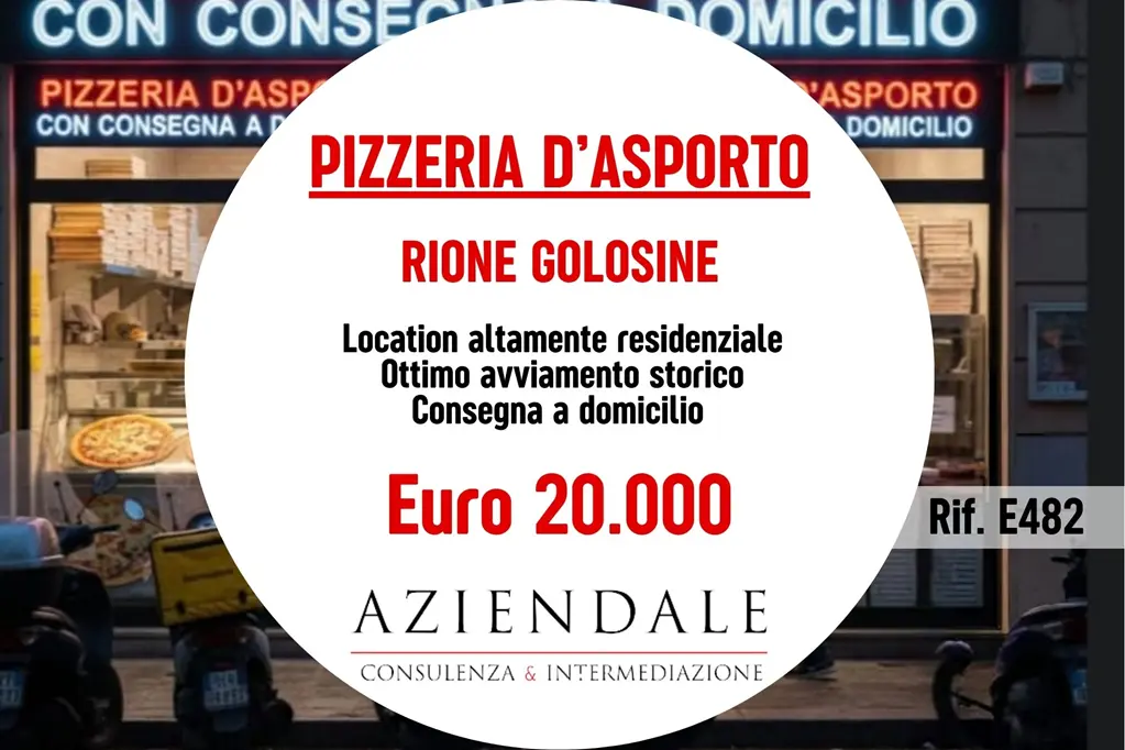 Pizzeria d’asporto con consegna a domicilio