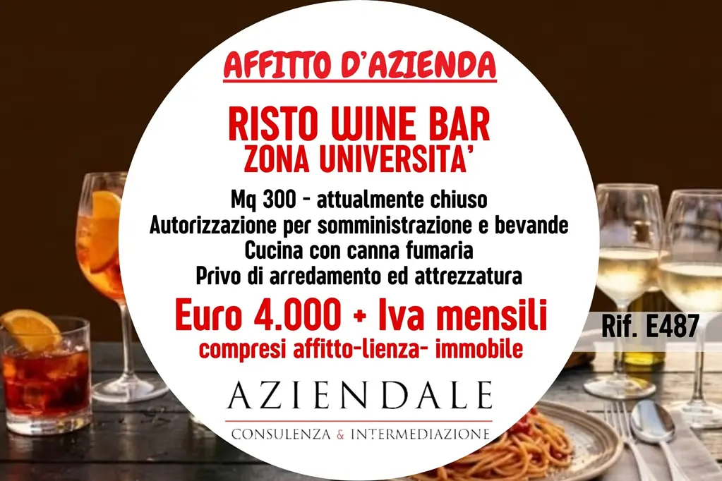 Risto wine bar zona Università