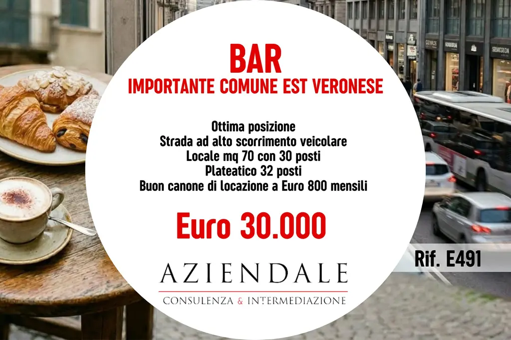 Bar giornaliero in Verona Est