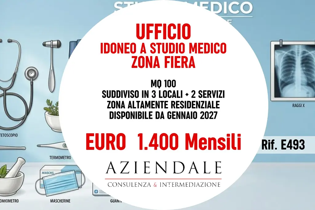 Negozio idoneo a studio medico zona Fiera