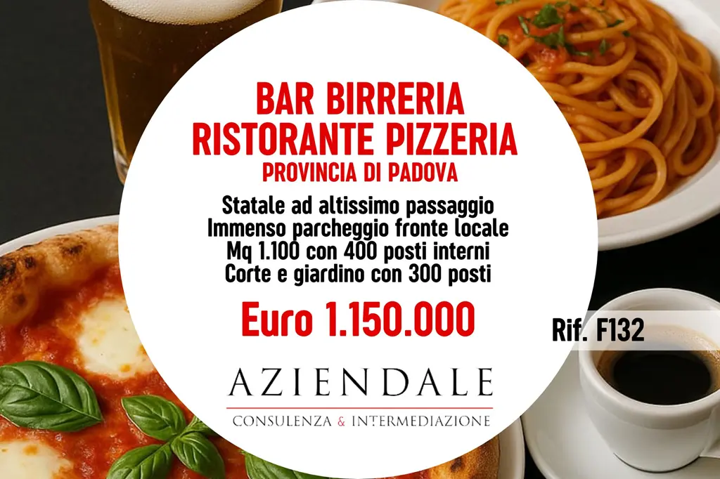 Bar-Pizzeria- Ristorante in provincia di Padova