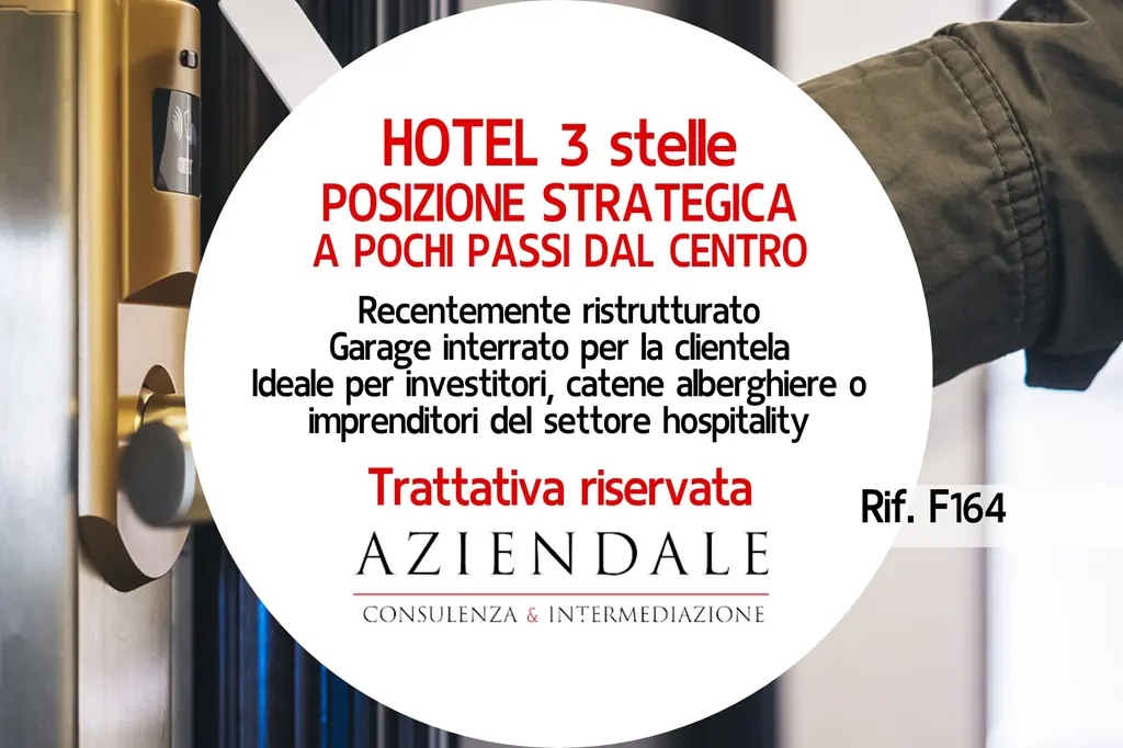 Elegante Hotel 3 stelle – posizione strategica
