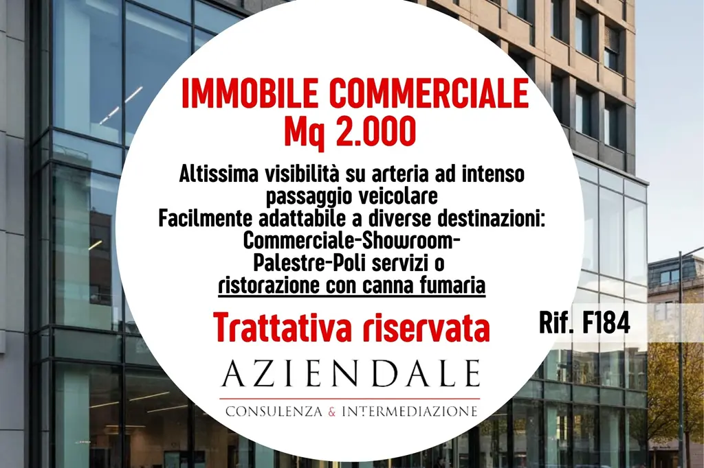 Immobile commerciale altissima visibilità