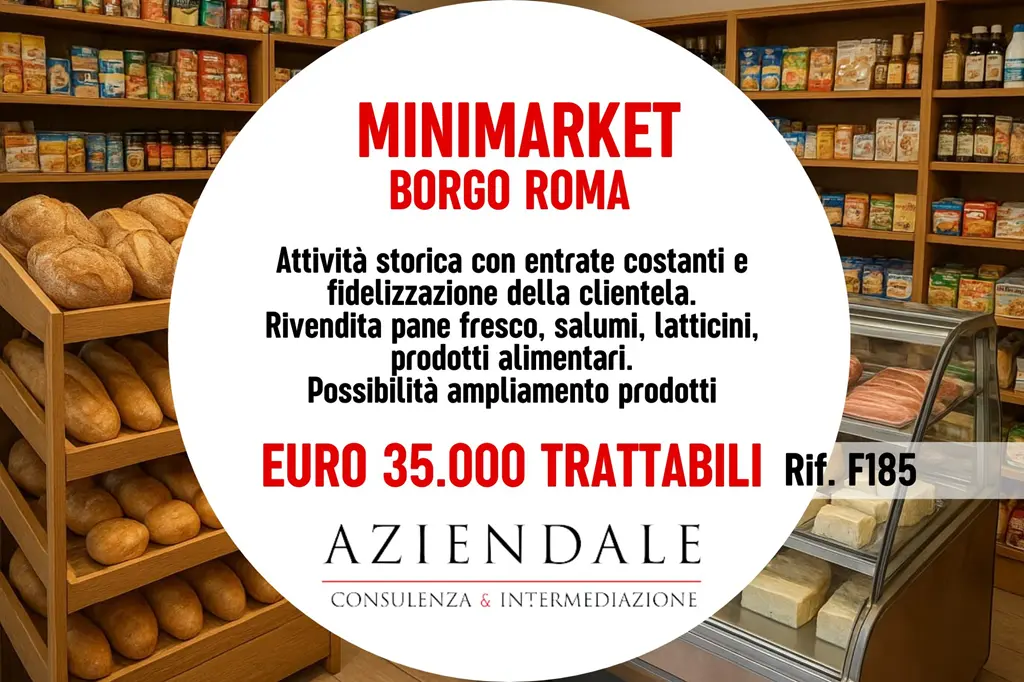 Minimarket storico in Borgo Roma