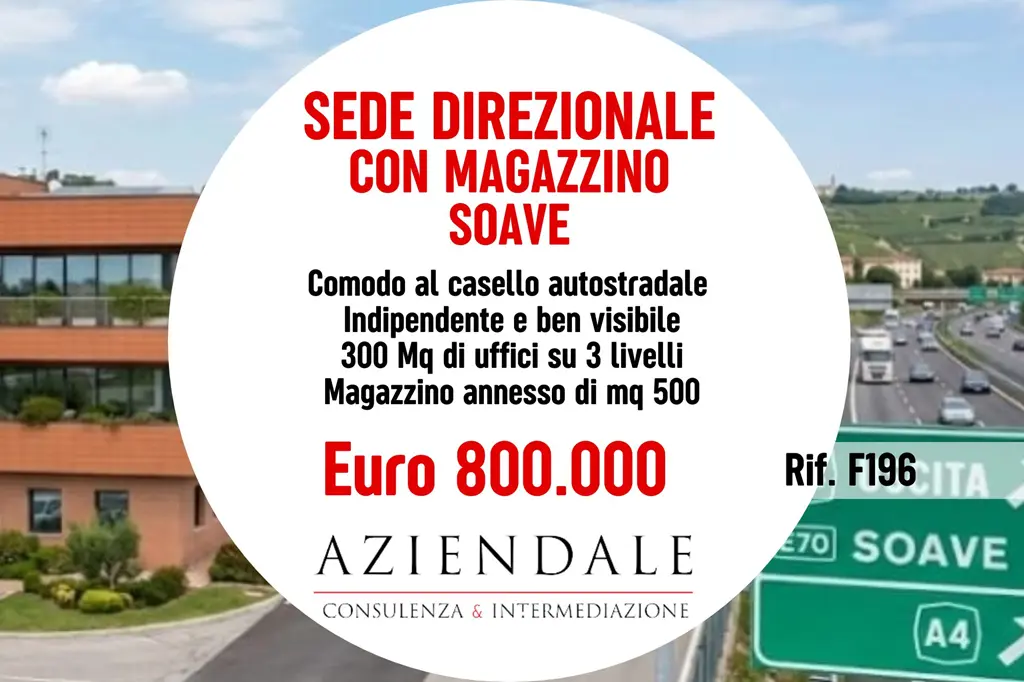 Sede direzionale con magazzino – Prestigio e logistica