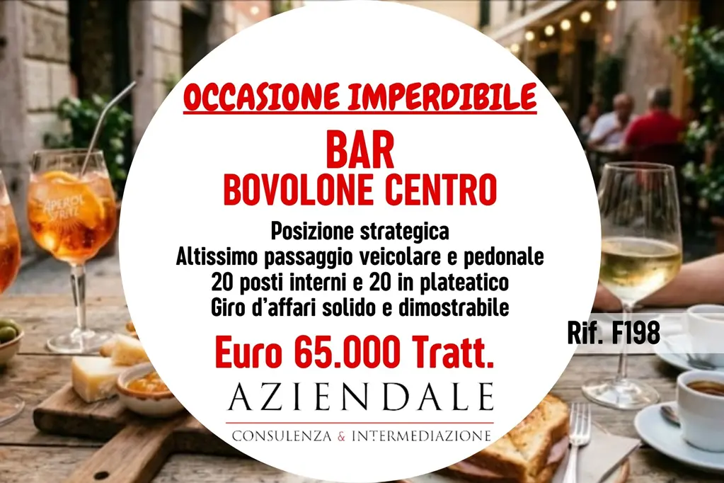Occasione imperdibile a Bovolone: Bar ad alto passaggio