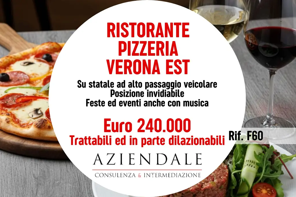 Ristorante Pizzeria ampia metratura – Posizione invidiabile