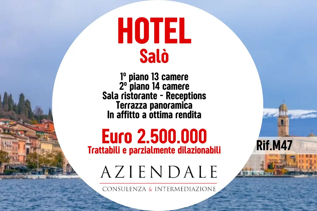 Hotel a Salò 27 camere