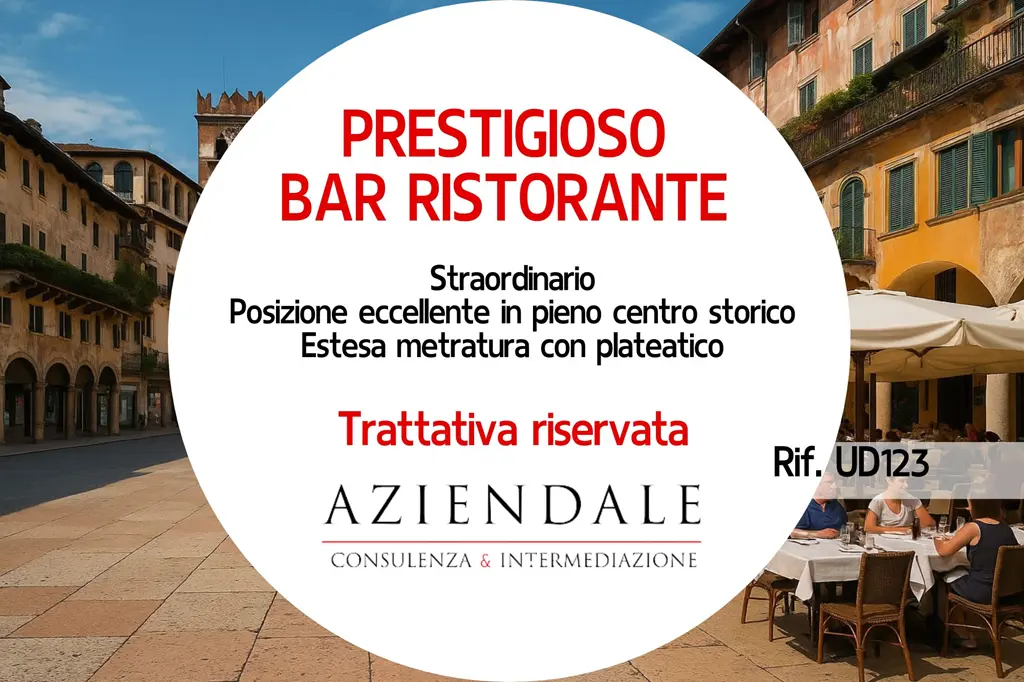 Bar Ristorante attività prestigiosa in posizione straordinaria