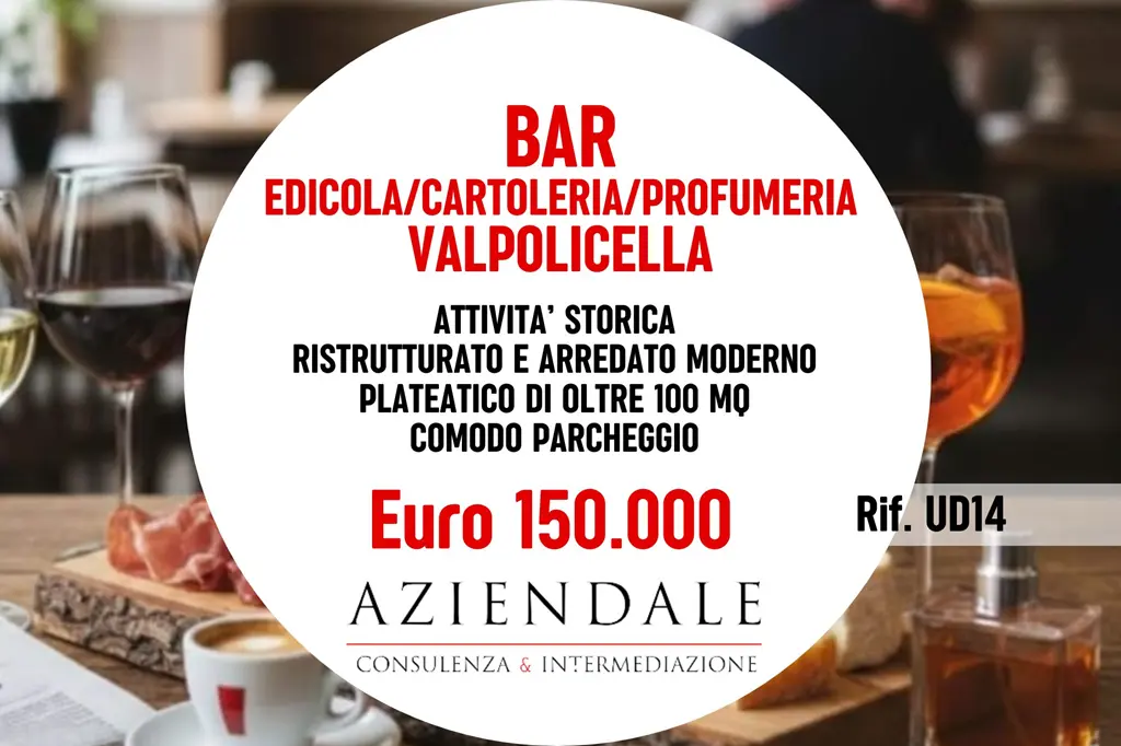 Bar con edicola in Valpolicella