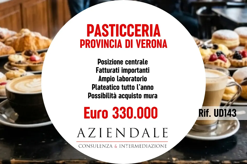Pasticceria con laboratorio posizione invidiabile
