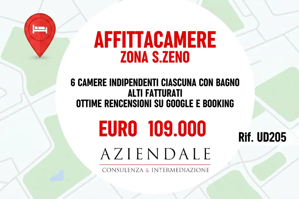 Affittacamere con 6 camere, ottime recensioni