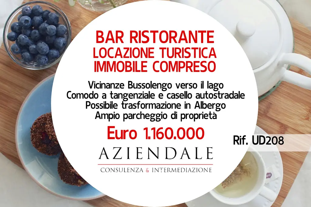 Bar, ristorante, locazione turistica verso Lago di Garda