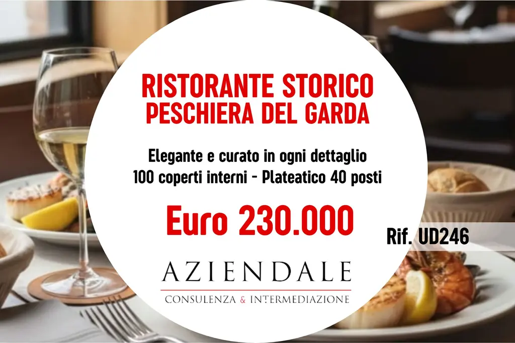 Ristorante storico di prestigio a Peschiera del Garda