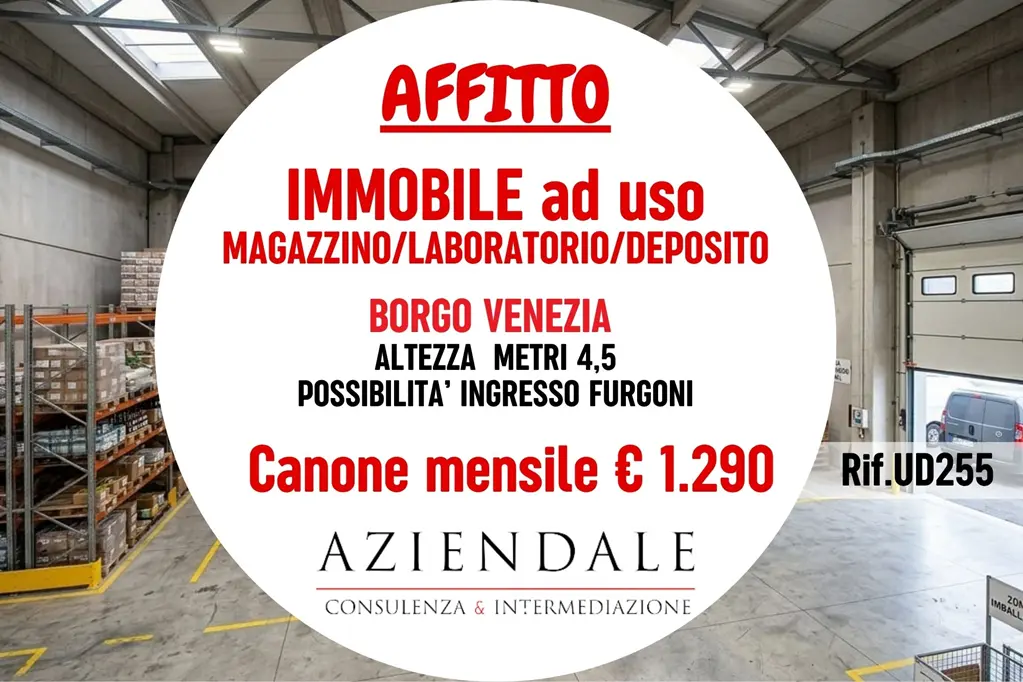 Magazzino/Laboratorio/Deposito in Borgo Venezia